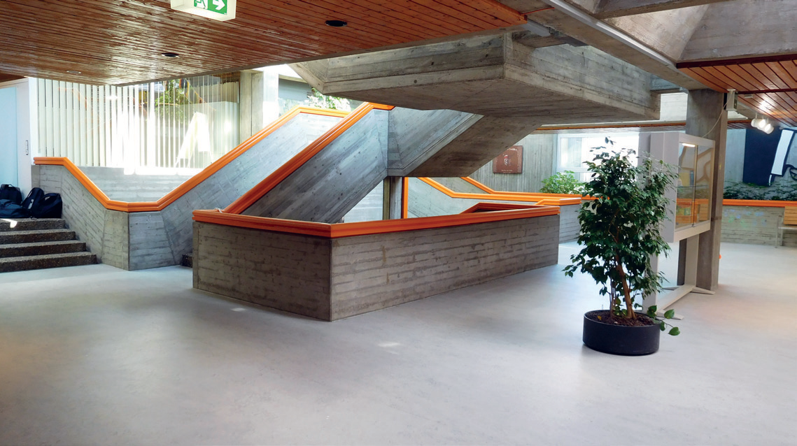 Innenansicht des Schulgebäudes